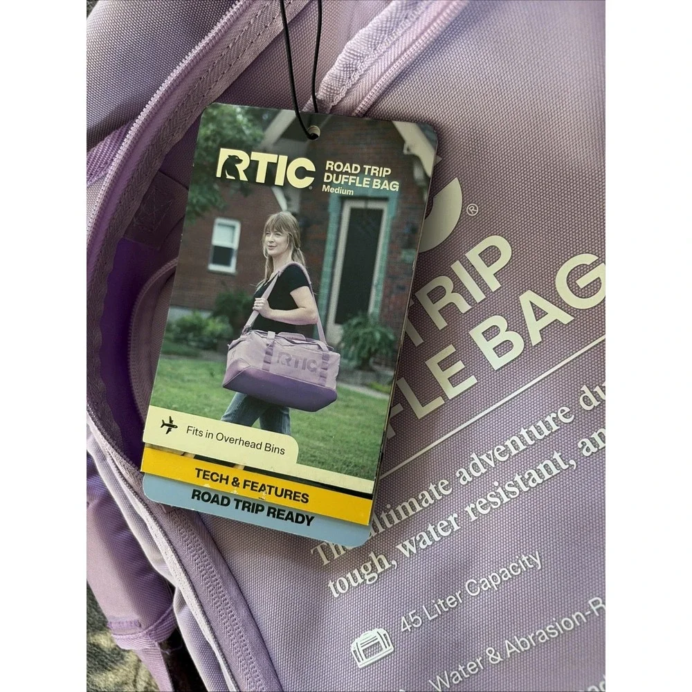 RTIC Outdoors Medium Carry On Structured Collapsible Duffel Bag - Lavender